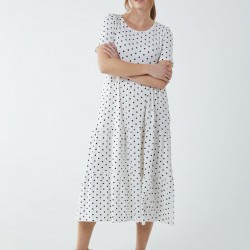 Tiered Smock Midi Dress