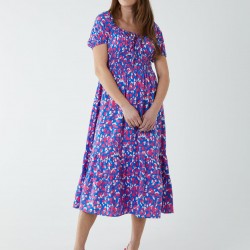 Abstract Heart Midi Dress