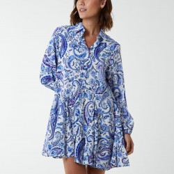 Paisley Button Down Dress