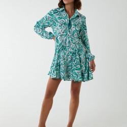 Paisley Button Down Dress