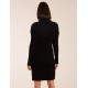 Rib Knitted Roll Neck Jumper Dress