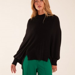 Batwing High Neck Jumper