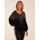 V Neck Diamante Jumper