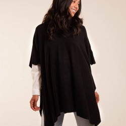 High Neck Poncho