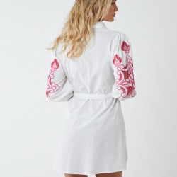 Embroidery Sleeve Cut Out Tunic