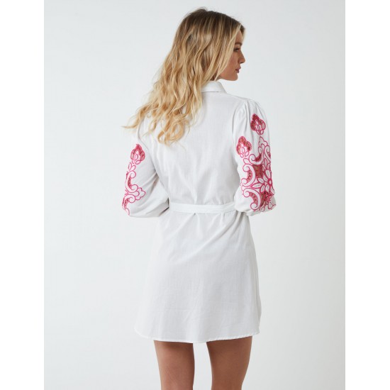 Embroidery Sleeve Cut Out Tunic