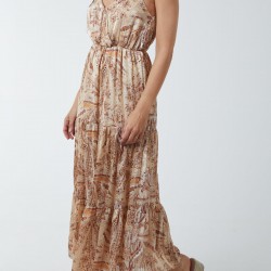 Paisley Wrap Dress