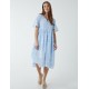 Broderie Angel Sleeve Midi Dress