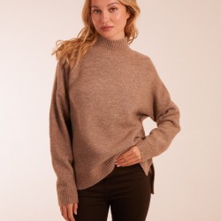 High Neck Knitted Jumper