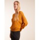 Ribbed V-Neck Jumper