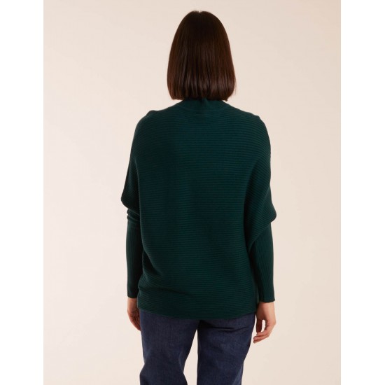 Ribbed Batwing Jumper