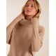 Oversized Roll Neck Batwing Jumper